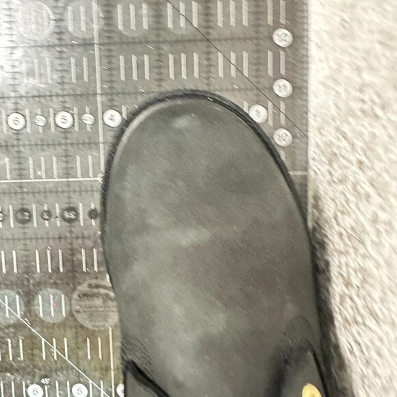 Timberland Men Size 5.5 Black Nubuck Gold Leather 6\